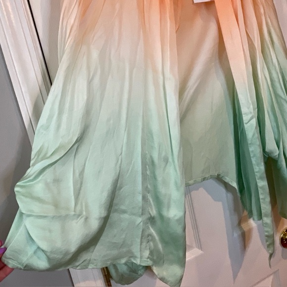 Pippa Kimono Women's Large Neon Orange‎ Lime Ombre - Picture 6 of 16